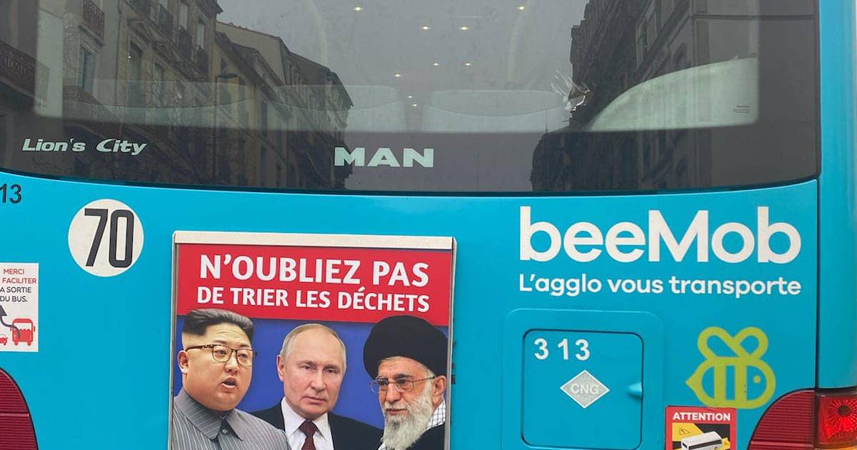 French Town Removes Controversial Garbage Ad Featuring Khamenei Amid Iranian Backlash