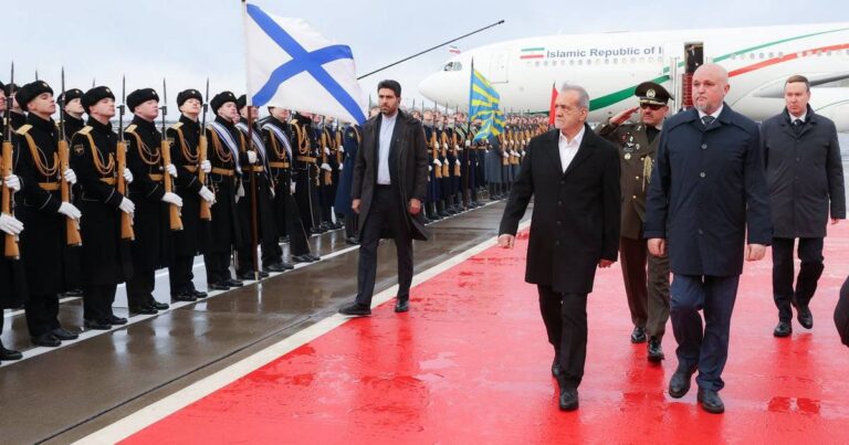 Iranian President Lands in Moscow for Historic Treaty Signing with Putin