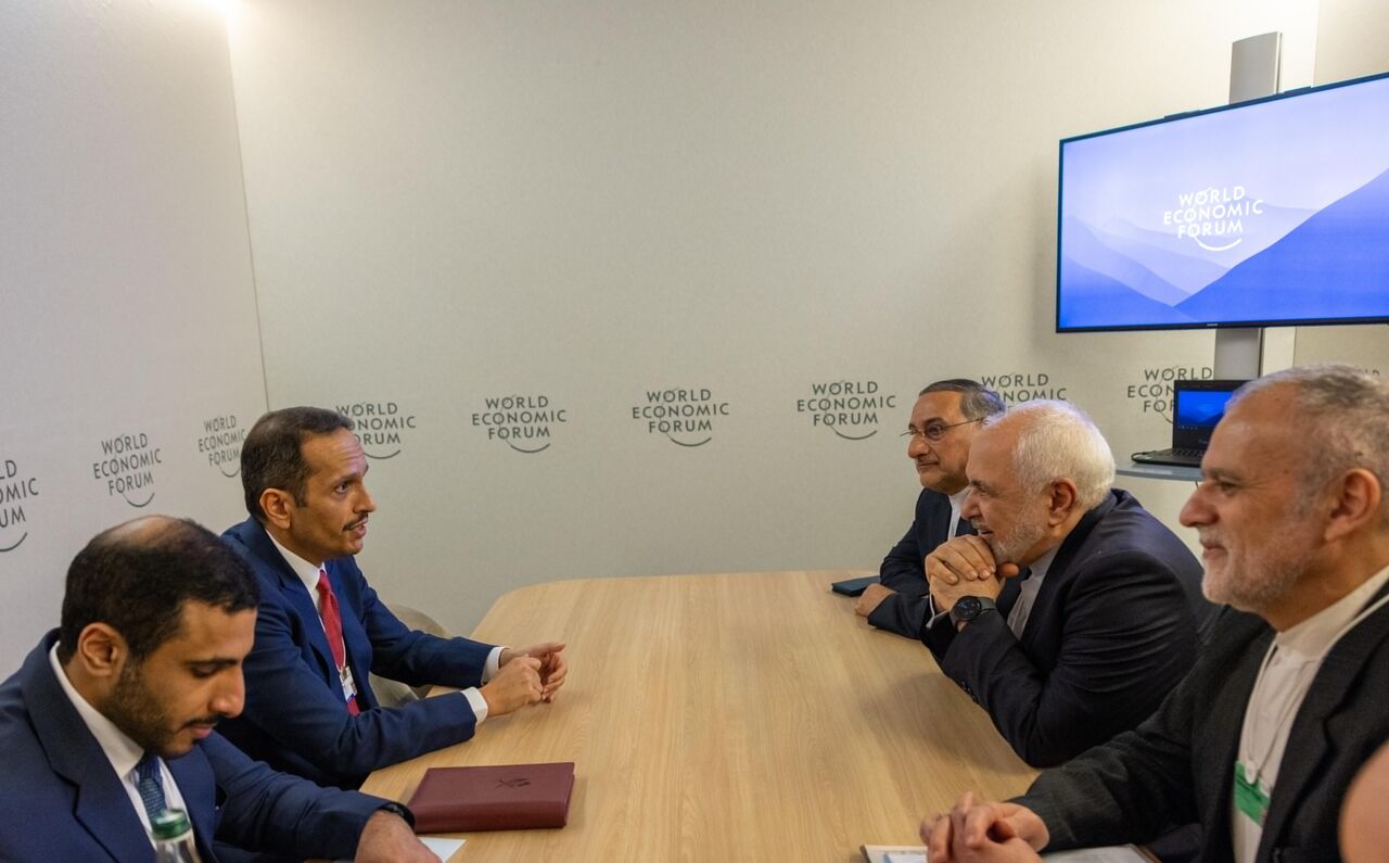 Iran's Zarif and Qatar's FM Unite to Address Key Regional Issues, Including the Gaza Crisis