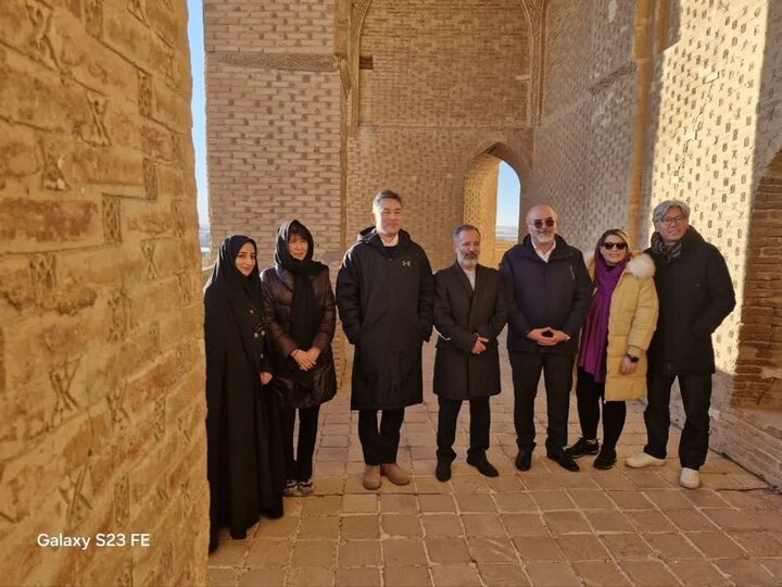 Japan's Ambassador Explores UNESCO Heritage: A Visit to the Iconic Dome of Soltanieh