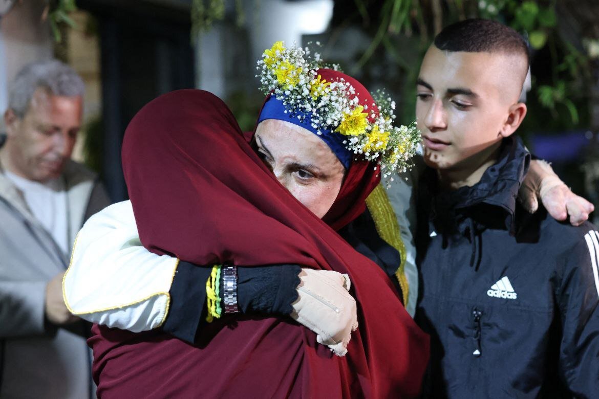 Triumph of Resilience: Palestinian Women and Children Released from Israeli Prisons