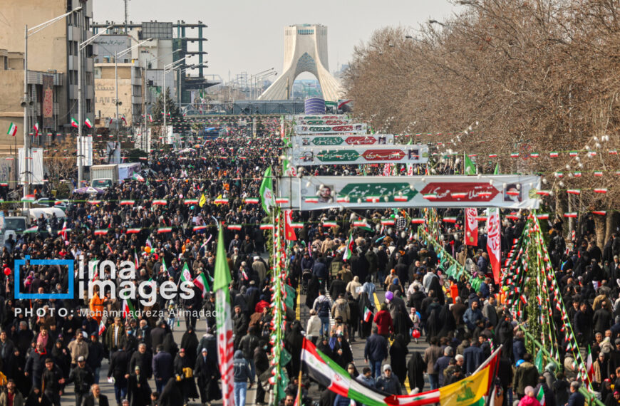 Iranian Officials Join Celebrations for Islamic Revolution Anniversary Rallies