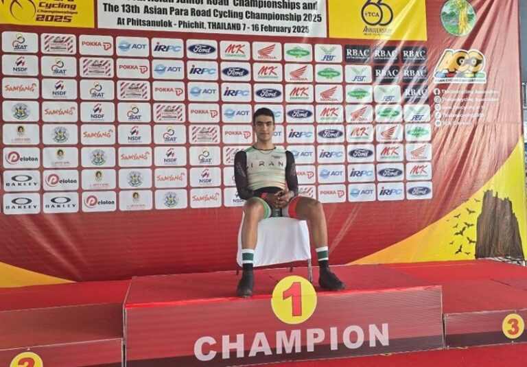 Iran's Mirbagheri Shines with Silver Medal at Asian Junior Cycling Championships