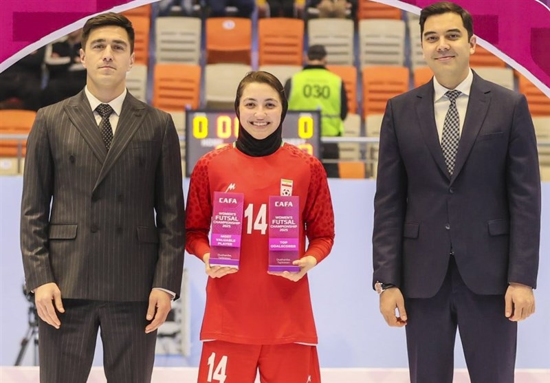 Iran's Torkaman Crowned 2025 CAFA Women's Futsal MVP: A Star Shines Bright!