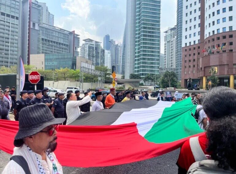 Malaysians Rally with Passionate 'Go to Hell, Donald Trump!' March!