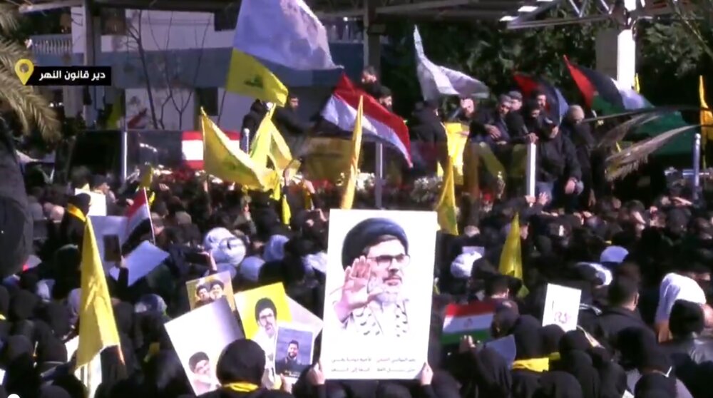 Massive Turnout at Funeral for Martyr Hezbollah Leader Safieddine: A Tribute to Valor and Sacrifice