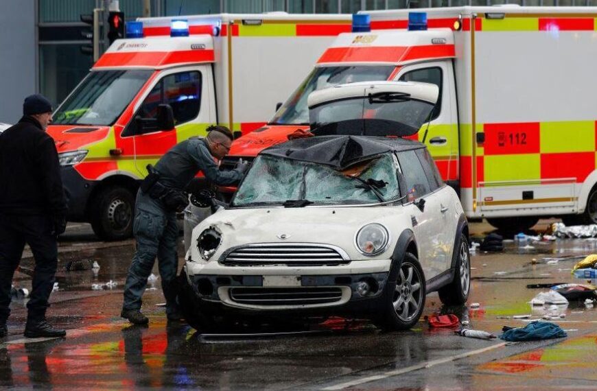 Munich Mayhem: Car Plows into Crowd, Leaving 20 Injured in Shocking Incident