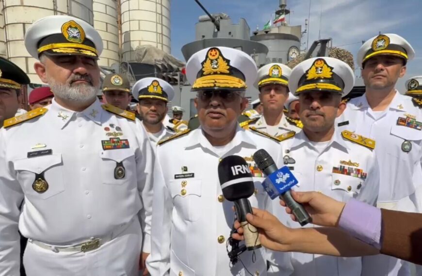 Pakistani Navy Chief Celebrates Iran's Participation in Aman-2025 Naval Drills