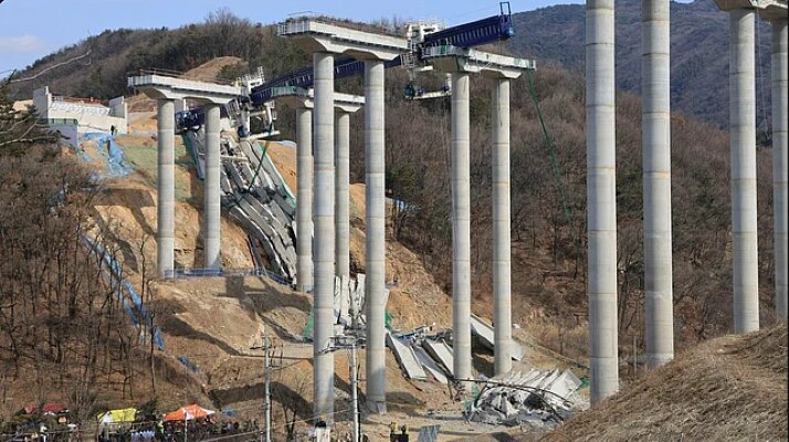 Tragic Bridge Collapse in South Korea Claims 4 Lives and Injures 6