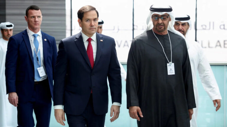 UAE President Rejects Trump's Gaza Displacement Plan in Key Meeting with Senator Rubio