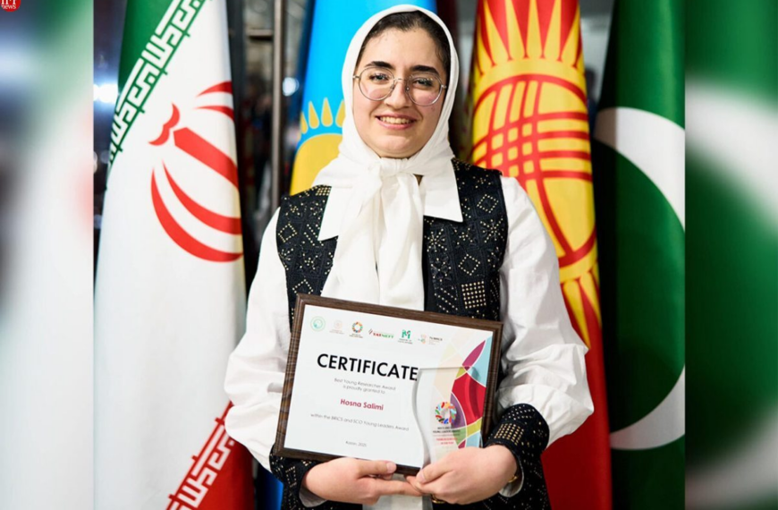 University of Tehran Student Honored as BRICS and SCO Young Researcher of the Year!