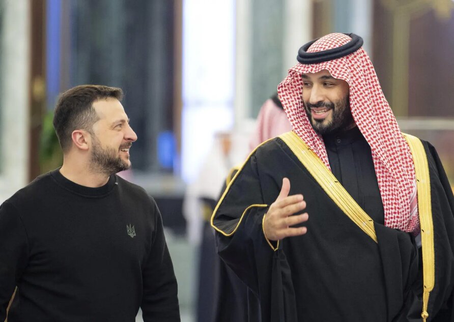 Historic Meeting: Zelensky and Saudi Crown Prince Unite in Jeddah for Strategic Talks