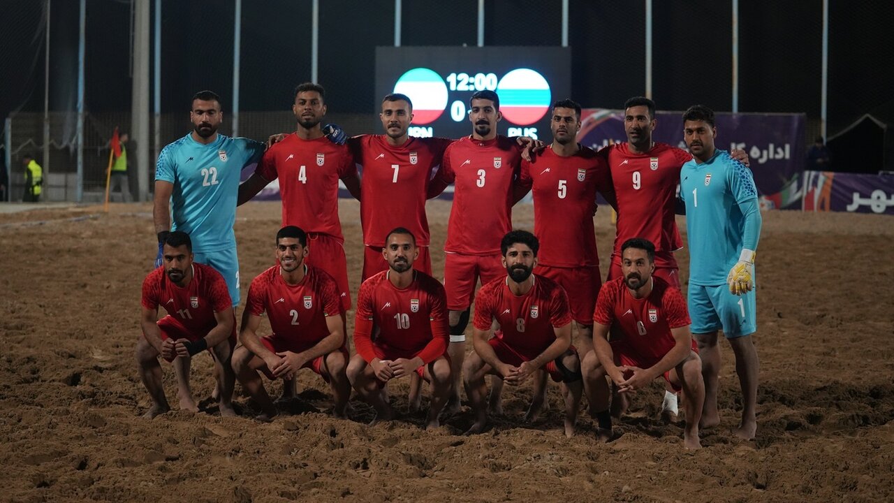 Iran Beach Soccer Team Falls to Russia in Thrilling Penalty Shootout