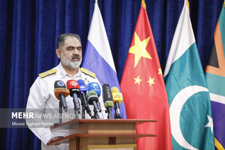 Iran Navy Commander Unveils Strategies at 2025 Combined Naval Drill Press Conference