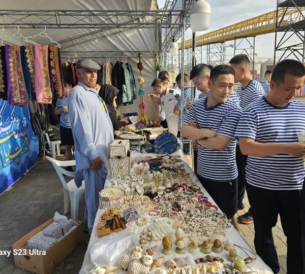 Iranian Handicrafts Showcase: A Cultural Highlight at the Iran-Russia-China Naval Drill