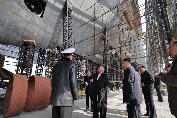 Kim Jong-un Reviews Groundbreaking Nuclear-Powered Submarine Project in North Korea