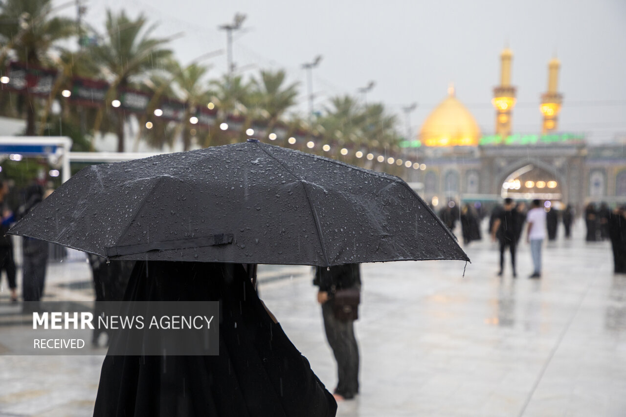 Stunning Footage: Bayn al-Haramayn Transformed by Enchanting Rainy Weather