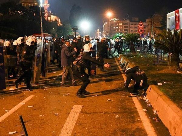 Thousands Unite for Night Two of Powerful Protests Outside Istanbul City Hall