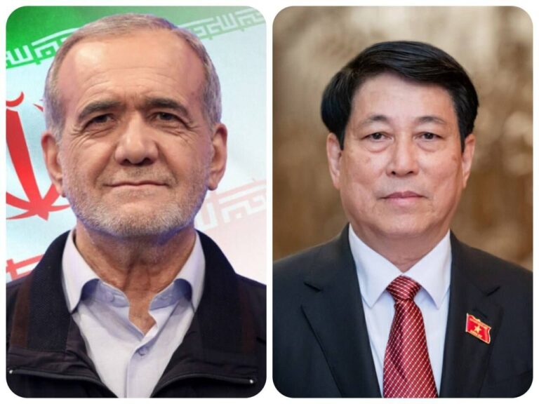 Vietnamese President Extends Heartfelt Condolences to Pezeshkian After Shahid Rajaee Port Tragedy