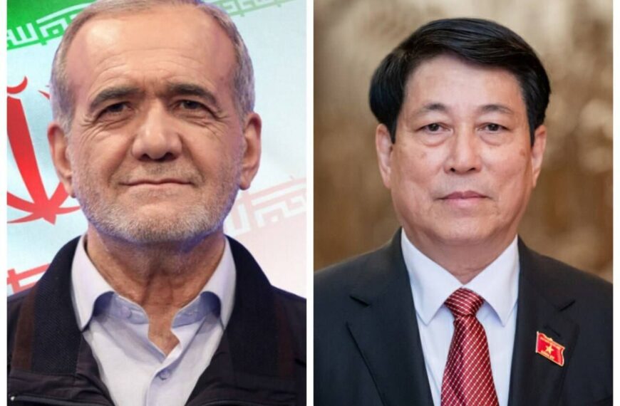 Vietnamese President Extends Heartfelt Condolences to Pezeshkian After Shahid Rajaee Port Tragedy