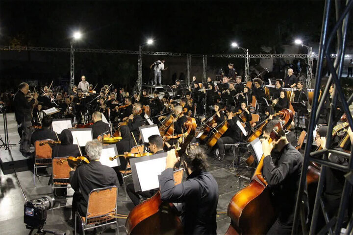 Enchanting Night: Tehran Symphony Orchestra Serenades at Historic Falak-ol-Aflak Fortress
