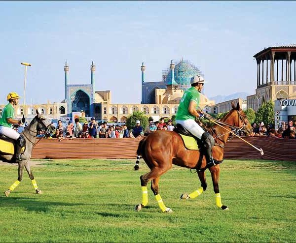 Heritage Celebration: Thrilling Chogan Match Lights Up Naqsh-e Jahan Square!