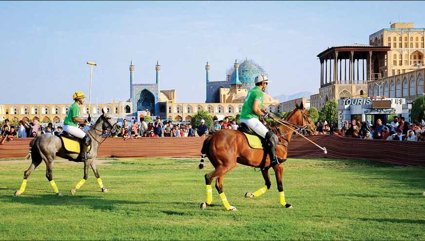 Heritage Celebration: Thrilling Chogan Match Lights Up Naqsh-e Jahan Square!