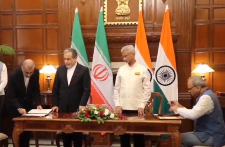 Iran and India Forge Stronger Ties: Three Key Cooperation Agreements Signed