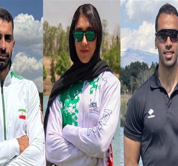 Iranian Canoeists Honor Bandar Abbas Martyrs with Medal Dedication