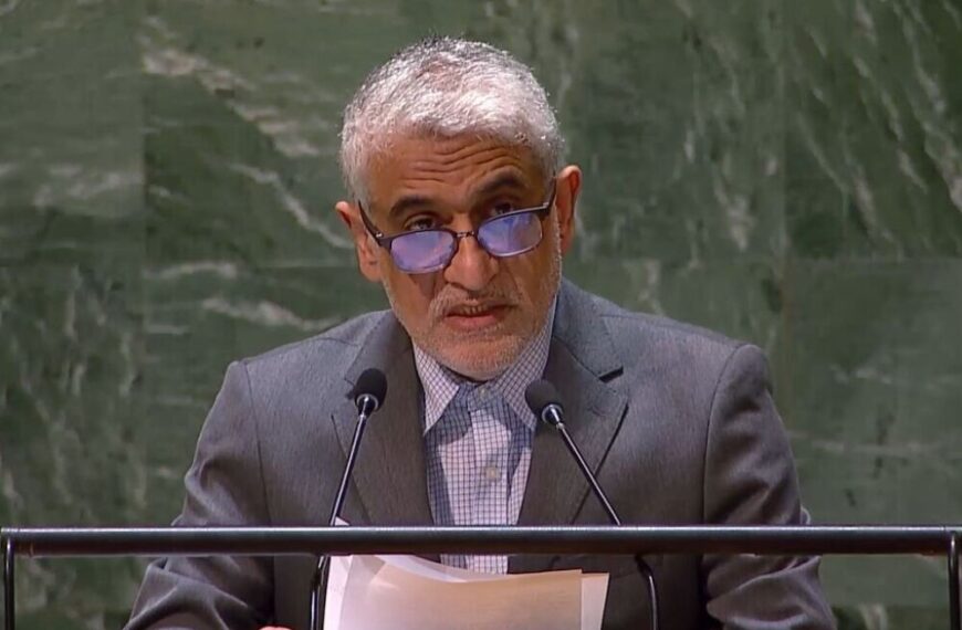 Iran's U.N. Envoy Slams Disinformation Campaigns Amid Gaza Conflict