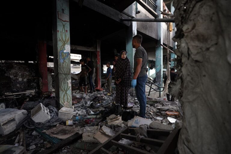 Israeli Airstrikes Target Gaza School: Escalation in Conflict