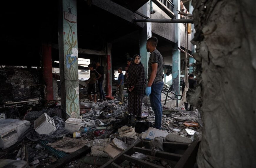 Israeli Airstrikes Target Gaza School: Escalation in Conflict