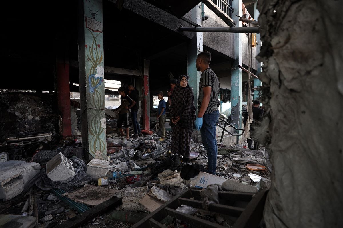 Israeli Airstrikes Target Gaza School: Escalation in Conflict