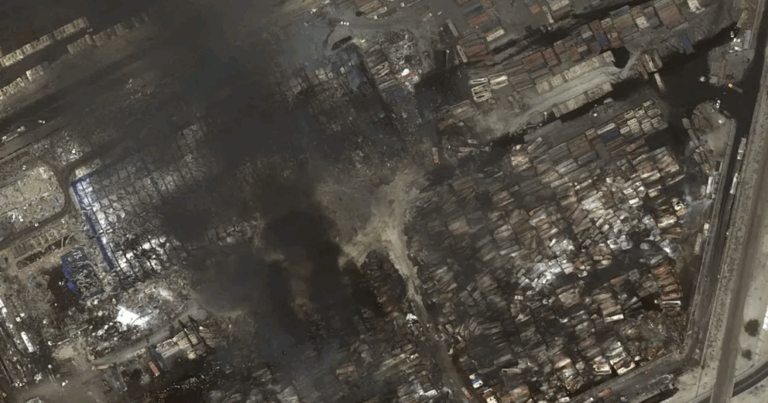 Satellite Images Reveal Massive Crater from Devastating Iran Port Blast