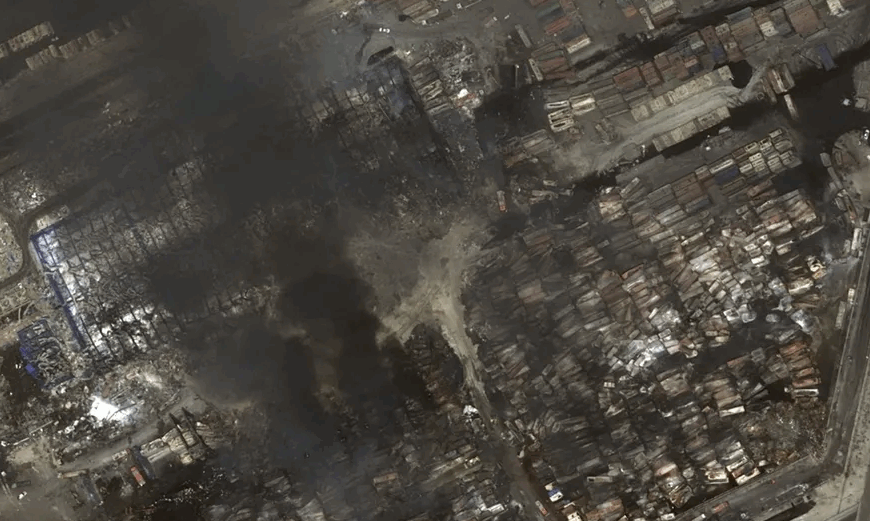 Satellite Images Reveal Massive Crater from Devastating Iran Port Blast