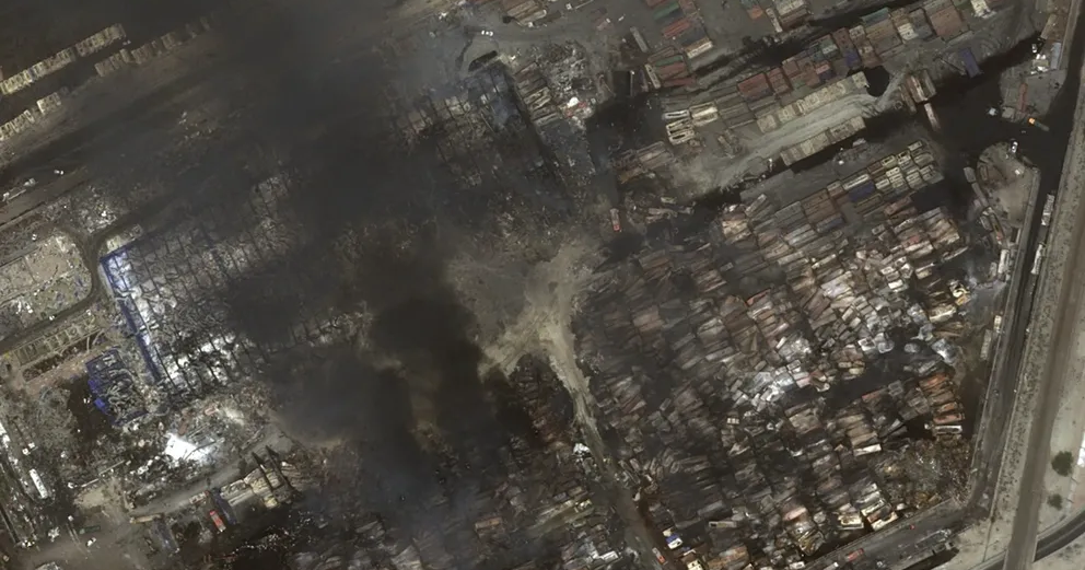 Satellite Images Reveal Massive Crater from Devastating Iran Port Blast