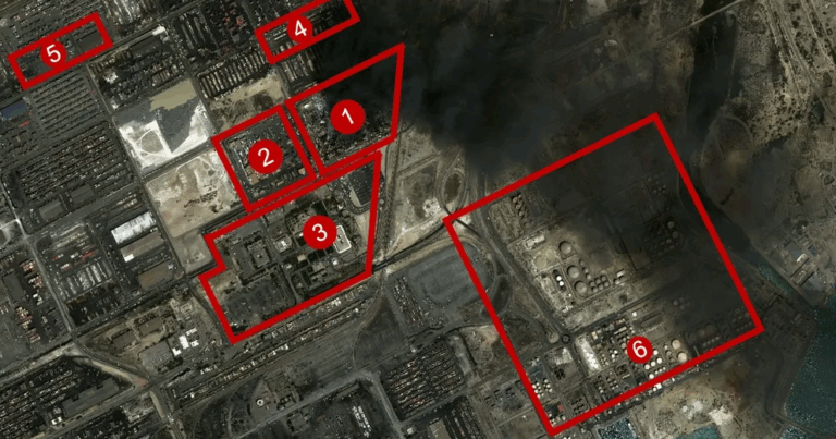 Stunning Satellite Images Reveal Devastating Impact of Iran Port Explosion