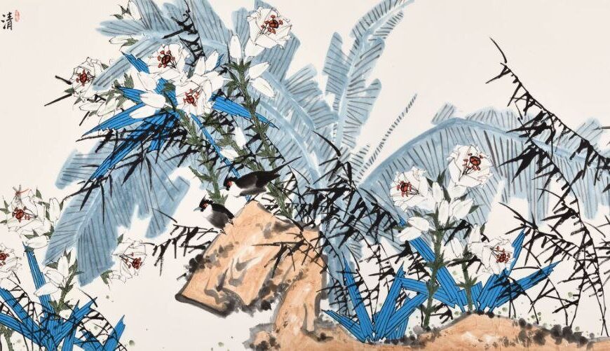Timeless Threads: Exploring the Dance of Ink and Eternal Knots in Chinese Art