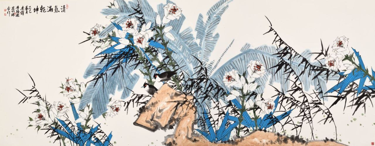 Timeless Threads: Exploring the Dance of Ink and Eternal Knots in Chinese Art