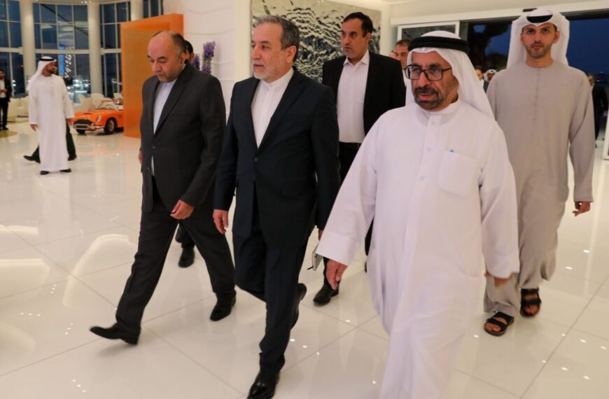 UAE Welcomes Iranian Foreign Minister Araqchi for Key Diplomatic Talks
