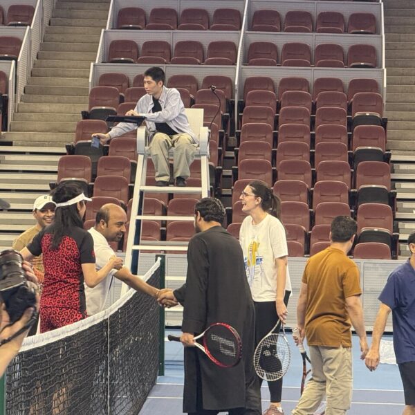 Unforgettable Moments: CIPCC Journalists Serve Up Excitement on Beijing's Legendary Diamond Court