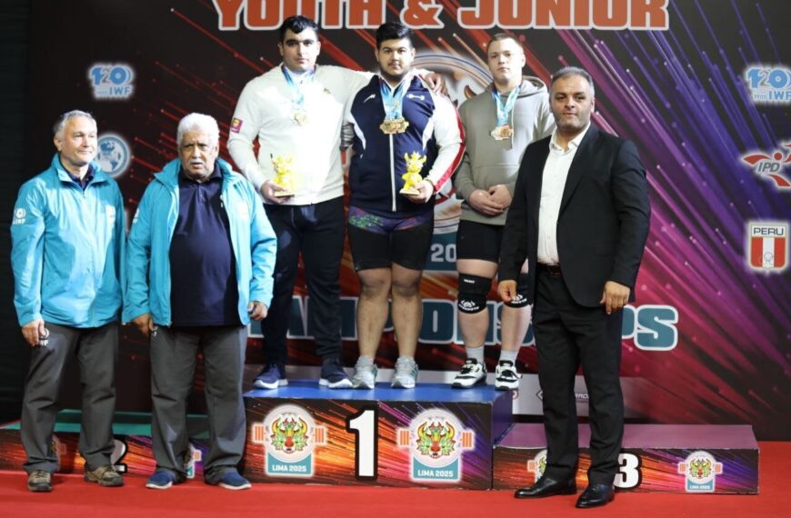 Yazdani Clinches Gold at 2025 World Youth Weightlifting Championship!